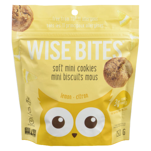 Wise Bites Mini Biscuits Mous Citron