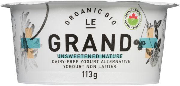 Le Grand Creamy Dairy-Free Yogurt Alternative Unsweetened Organic 113 g