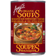Amy's Soupes Biologiques Légumes Grillés au Feu Style Sud-Ouest 398 ml