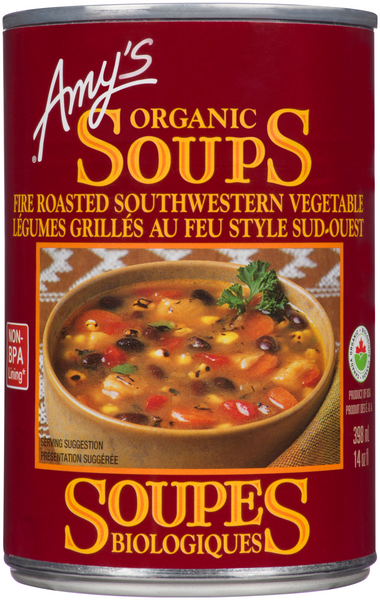 Amy's Kitchen Soupes Bio ~   Légumes Grillés Au Feu Style Sud-Ouest