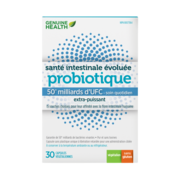 Genuine Health Advanced Gut Health probiotiques, 50 milliards CFU, 15 diverses souches