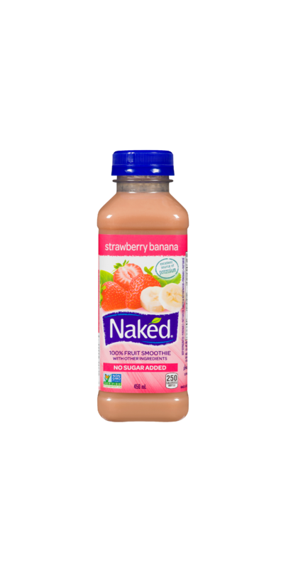 Naked Juice Strawberry Banana 100% Juice Smoothie 64 fl 