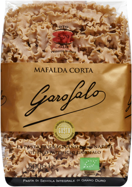 Garofalo Pâtes de Blé Complet Mafalda Corta 5-79 500 g