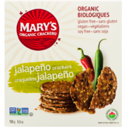 Mary's Organic Crackers Craquelins Jalapeño 155 g
