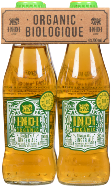 Indi & Co Soda Ginger Ale Biologique 4 x 200 ml