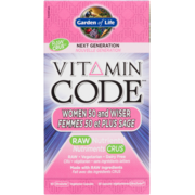 Garden Of Life Vitamin Code - RAW Femmes 50 et Plus Sage - Nutriments CRUS - Capsules UltraZorbe