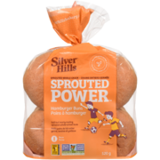 Silver Hills Sprouted Power Hamburger Buns Sprouted Whole Grain 8 Buns 520 g