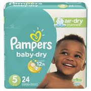 Pampers Diapers - Baby Dry Jumbo Size 5