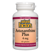 Natural Factors Astaxanthine Plus 4 mg 60 gélules