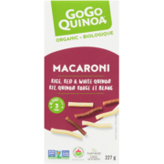 GoGo Quinoa Macaroni Rice, Red & White Quinoa Organic 227 g