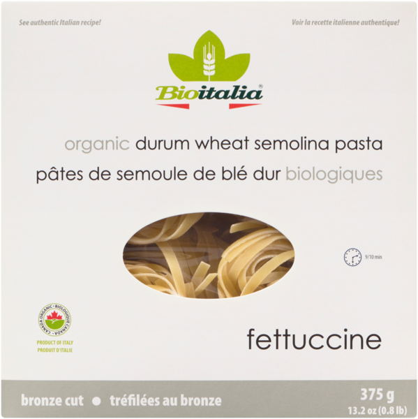 Bioitalia Fettuccine Tréfilées au Bronze 375 g