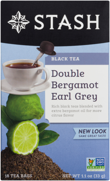 Stash Thé Noir Earl Grey à Double Bergamote 18 Sachets 33 g