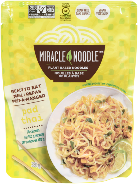 Miracle Noodle Nouilles à Base de Plantes Pad Thai 280 g