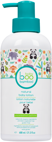 Boo Bamboo Baby Lotion Naturelle pour Bébé Non-Parfume 600 ml