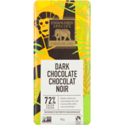 Endangered Species Chocolate Chocolat Noir 85 g