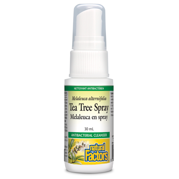 Natural Factors Melaleuca en spray   30 mL vaporisateur