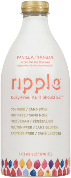 Ripple Nutritious Pea Beverage Vanilla 1.42 L