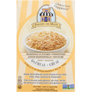 Bakery on Main Traditional Flavoured Unsweetened Instant Oatmeal 