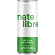 Mate Libre Infusion De Yerba Maté Menthe Lime (Cannette) Bio 330Ml