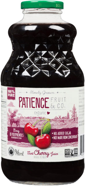 Patience Fruit & Co Jus de Cerise Griotte Biologique 946 ml