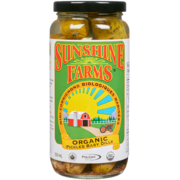 Sunshine Farms Organic Pickled Baby Dills 500 ml