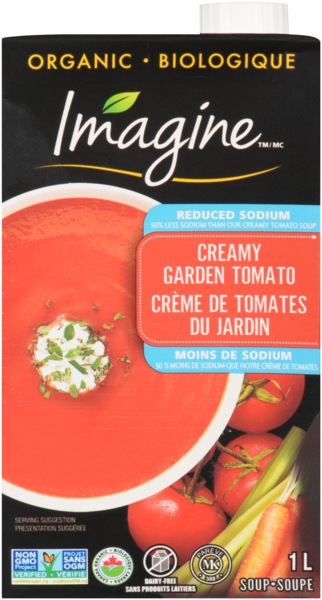 Imagine Soup Creamy Garden Tomato Organic 1 L