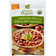 Simply Organic Assaisonnement pour le Chili Végétarien 28 g