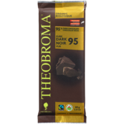 Theobroma Chocolat 95 % Chocolat Noir 95 Noir Pur Biologique 80 g