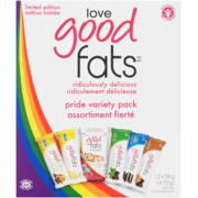 Love Good Fats Pride Variety Pack Limited Edition 12 Nut Bar x 39 g (470 g)