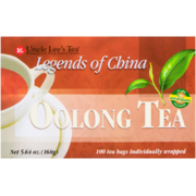 Uncle lee's Tea Légendes de Chine Thé Oolong 100 Sachets de Thé Emballés Individuellement 160 g