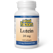 Natural Factors Lutéine 20 mg 120 gélules