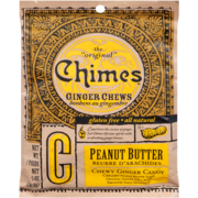 Chimes Ginger Chews Peanut Butter 5 Oz 141.8 g