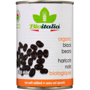 Bioitalia Haricots Noirs Biologiques 398 ml