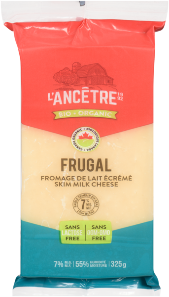 L'Ancêtre Fromage Frugal (7% Mg) Pasteurise Bio