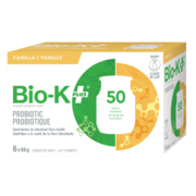 Bio-K+ Probiotique à boire à base de lait - Vanille - 6 pots