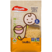 Felicetti Organic Ancient Durum Wheat Pasta for Baby Corallini from 6 Months 340 g