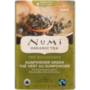 Numi Green Tea Gunpowder Green Organic 18 Non GMO Tea Bags 36 g