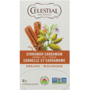 Celestial Organics Tisane Cannelle et Cardamome Biologique 18 Sachets 32 g