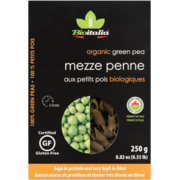 Bioitalia Mezze Penne Organic Green Pea 250 g