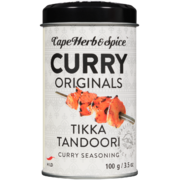 Cape Herb & Spice Curry Seasoning Originals Tikka Tandoori Mild 100 g