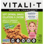 Vitali-T Soft Oatmeal Snacks Apple & Cinnamon Kid 4 Snacks x 45 g (180 g)