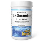 Natural Factors L-Glutamine Micronisée 5 g 300 g poudre