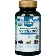 NutraCentials ZenCleanse Activated Coconut Charcoal Adsorbent 60 Veggie Capsules