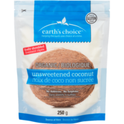 Earth's Choice Unsweetened Coconut Organic 250 g