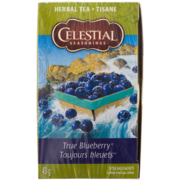 Celestial Seasonings Herbal Tea True Blueberry 20 Tea Bags 43 g