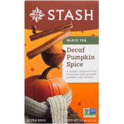 Stash Black Tea Decaf Pumpkin Spice 18 Tea Bags 33 g