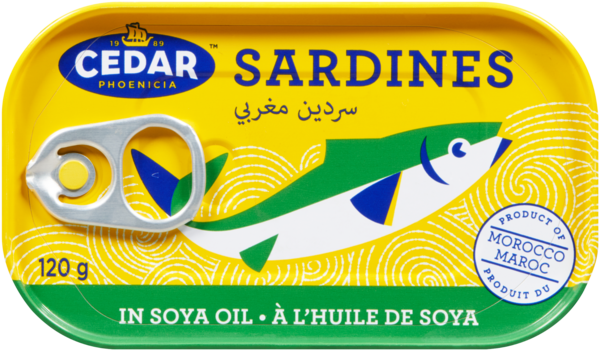 Cedar Phoenicia Sardines in Soya Oil 120 g