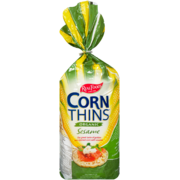 Real Foods Corn Thins Crispbread Slices Organic Sesame 150 g