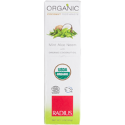 Radius Organic Coconut Toothpaste Mint Aloe Neem with Coconut Oil 85 g
