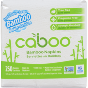 Caboo Bamboo Napkins Single Ply 250 Napkins